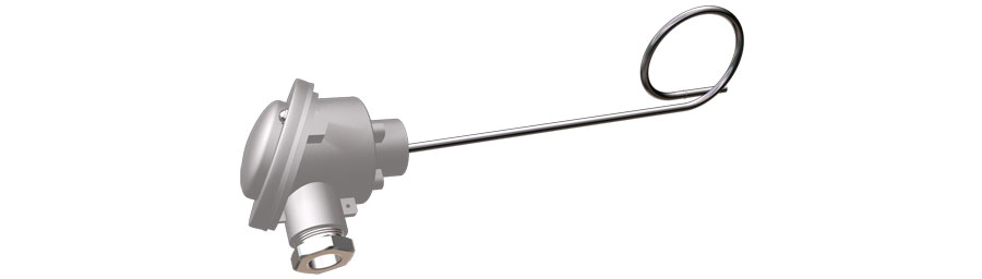 Термометр сопротивления платиновый с узлом подключения в виде клеммной головки или разъема ТЕСЕЙ ТСПТ 106 Термометры
